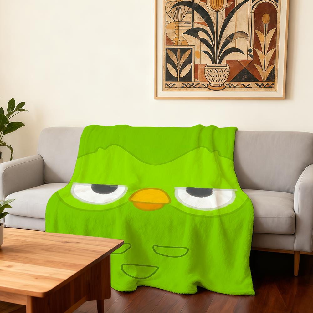 

Образовательный мультфильм D-Duolingo Одеяло Супер Теплое Удобное Плюшевое Одеяло-Накидка Ребенок Дом Диван Спальня Подарок 30x40in
