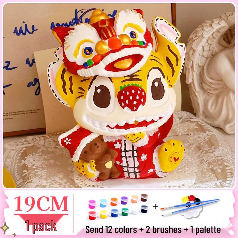 Kids DIY Plaster Figure Painting Kit
