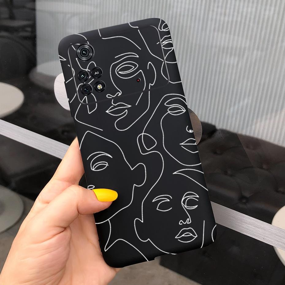 For Xiaomi Poco M4 Pro Case Lovely Pattern Candy Color Phone Case For Poco M 4 M4 Pro 5G 4G PocoM4 Soft Silicone TPU Back Cover