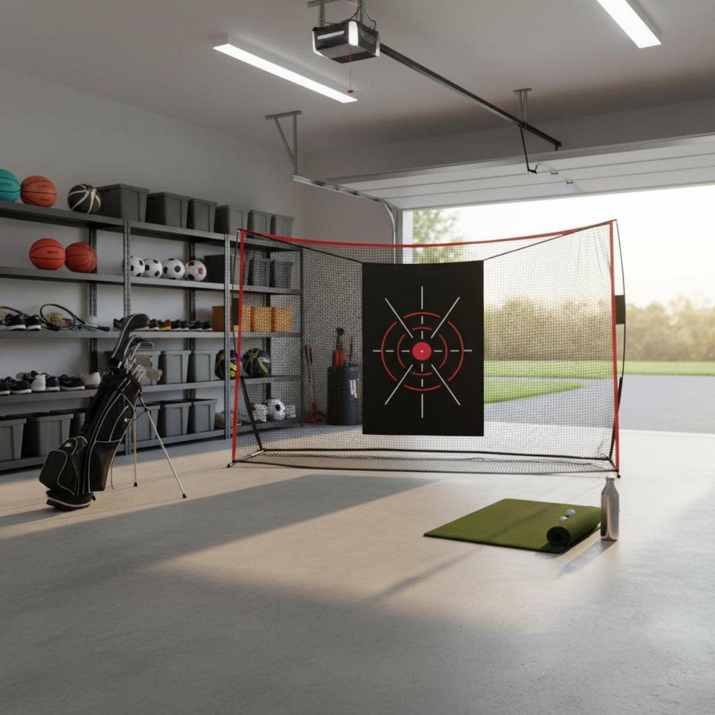 Golf Practice Net Easy Installation Hitting Indoor Outdoor Use