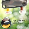 Car Scents Air Freshener PVC Cartoon Animal Designs Aromatherapy Ornament Car Air Freshener Rear View Mirror Ornament For