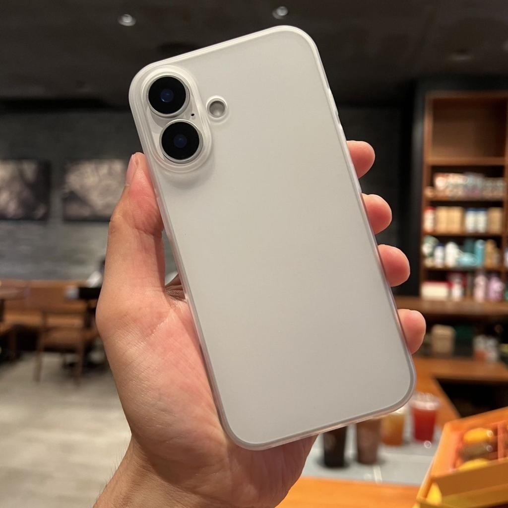Ultra tenký matný kryt na telefon pro iPhone 17 Air 16 15 14 Plus 13 12 Pro Max Průsvitný tvrdý matný PC nárazuvzdorný kryt