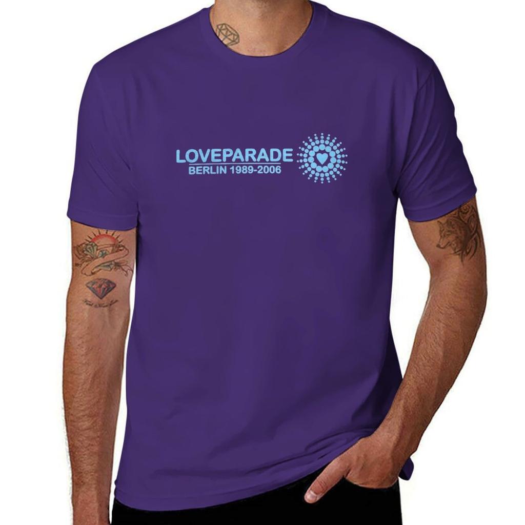 Loveparade Berlin T-Shirt Ästhetische Kleidung Sommerkleidung erhaben Herrenbekleidung