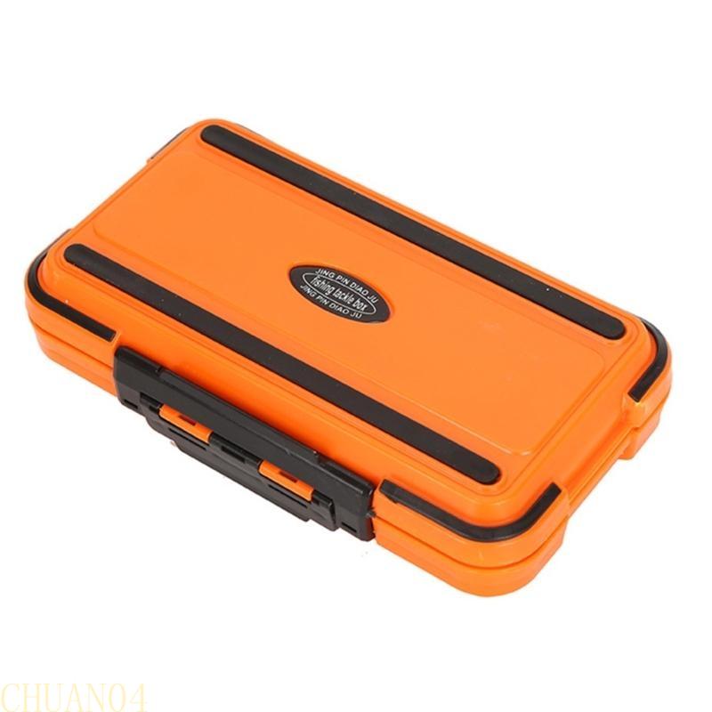 A1A2 Fishing Lures Box Outdoor Fishing Tool Box Portable Tackle Case Organizers Double Sided Lures Hook Organizers Enduring