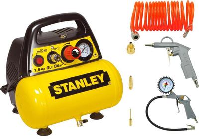 Stanley Oil-Free Air Compressor 6L + Pneumatic Set