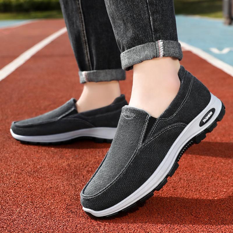 Shoes Men's Autumn New Casual Old Beijing Cloth Shoes One-pedal Single Shoes Dad Shoes Soft Soles Not Tired Feet Tooling Shoes