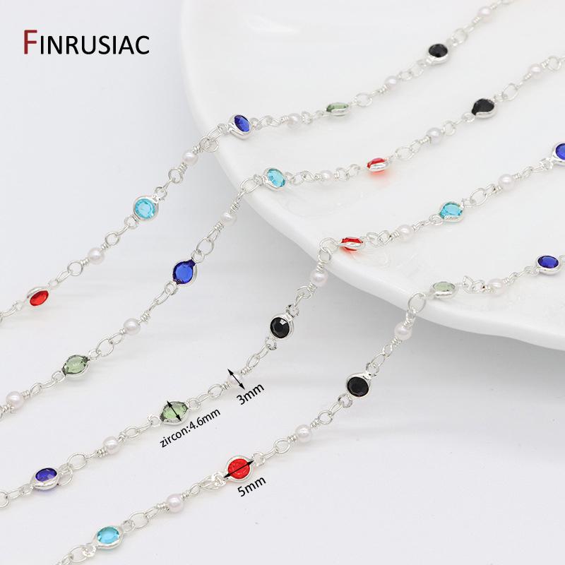 

14K Gold Plated Brass Enamel Flower Link Chains Bead Chain For Jewelry Making Accessories,DIY Necklace Bracelet Making Supplies 0.5 meter