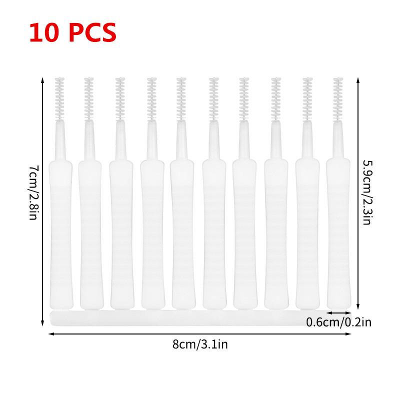 1/10/20pcs Household Shower Cleaning Brush Bathroom Shower Head Cleaner Showerhead Nozzle Hole Gap Blockage Cleaning Tool