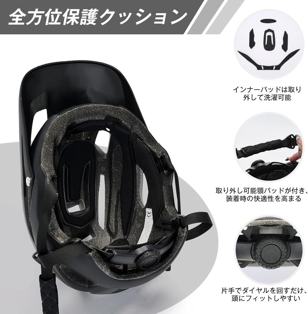Bicycle Mountain Bike Stylish Road Bike Helmet with Sun Commuting to High Size Adjustable Helmet, Helmet, Lightweight, Breathable, Visor, School,