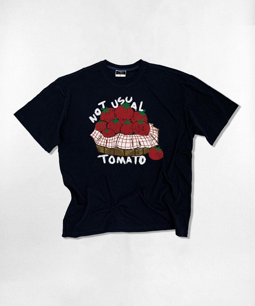 Nasyujeueol Tomato Basket Oversized Short Sleeve T-Shirt 4 Colors