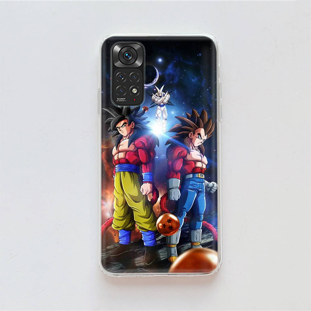 DT36 Dragon Ball Case for Samsung A04 A14 A23 A34 A54 M23 M33 M52 M53 Realme 10 9 C30S C35 C55 VIVO Y02S Y21 Y33S Y51 X80 Pro Clear Cover