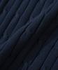 KNITTED [Nitied X Fashion Planet] Cable Round Knit Navy
