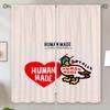 Human Made Elegant Room Curtains for Living Room Tulle in Kitchen Curtain Tiebacks Blinds Home Interior Curtains Salon 2 Pieces