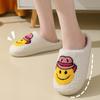 Denim cartoon cotton slippers women's autumn and winter indoor non-slip home plush slippers home