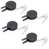 4 Pairs Easy To Install Disc Brake Pads Bike Disc Brake Pads for BB5/ M446 Bicycle Replacement
