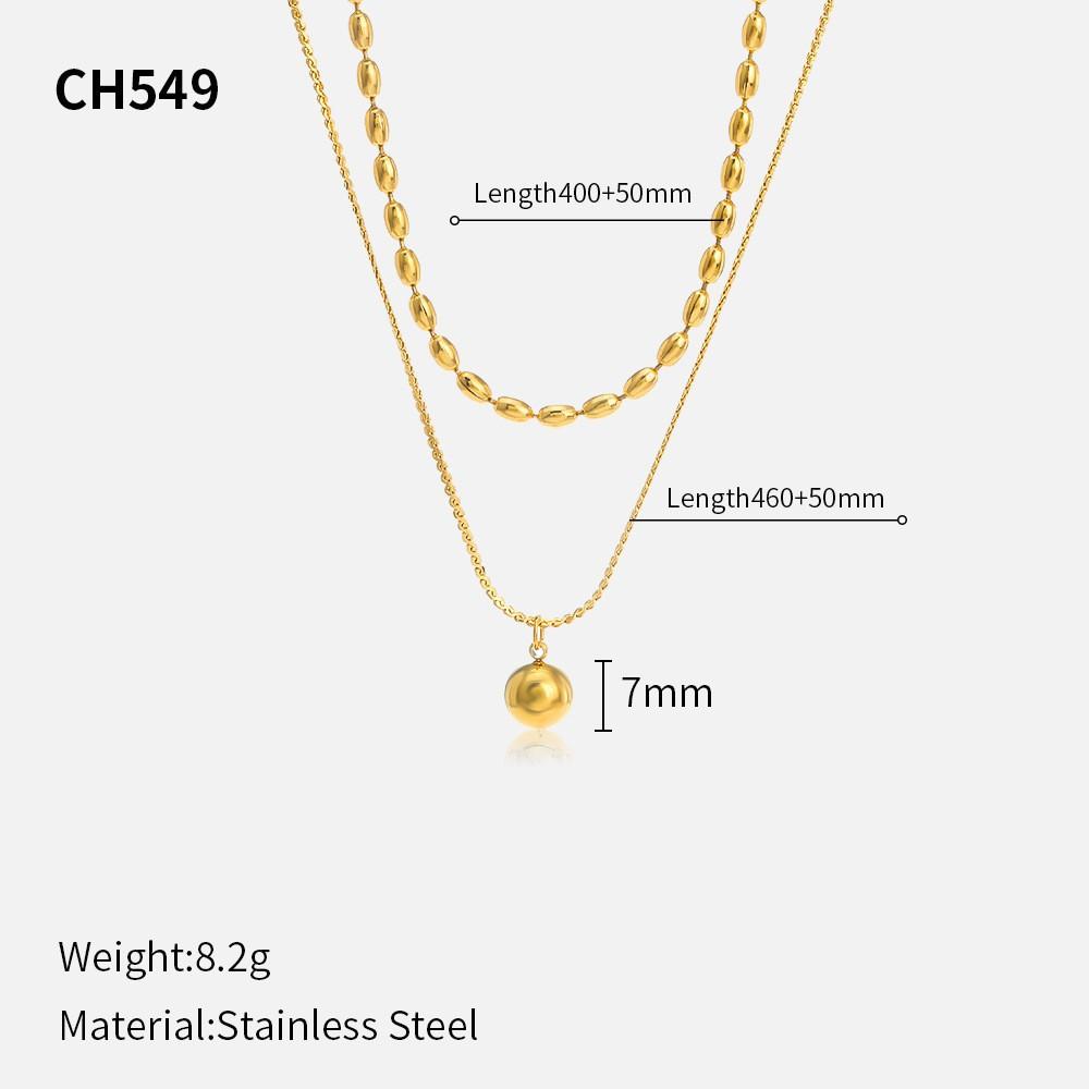 Three Layer Pearl Starfish Pendant Necklace Vintage Shell Spiral Necklace Women Jewelry