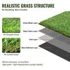 Artifical Grass, 0.9 X 1.5 M Rug Green Turf, 35mm Fake Door Mat Outdoor Patio Lawn Decoration, Easy To Clean with Drainage Holes, Perfect For