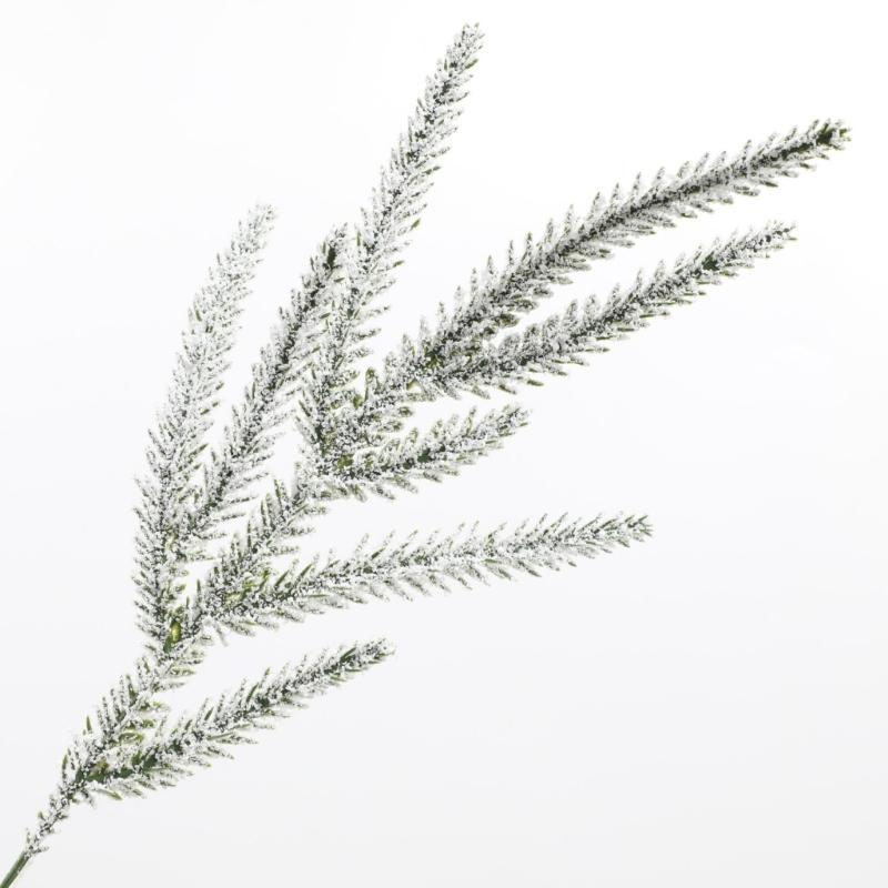 40Pieces Faux Pine Stems For Christmas Tree Decors Realistic Needle Weather Resistant Long Time Holiday Ornament