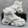 Herrenschuhe Luxuriöse Freizeit-Sneaker für Herren Bequeme Plateaustiefel für Herren Höhenvergrößernde, atmungsaktive High-Top-Sneaker für Herren