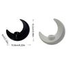 Creative Modern Moon-Shaped Flower Pots Decorative Plastic 3D Printed Moon Vases Minimalist Decorative Flower Vase Living Room