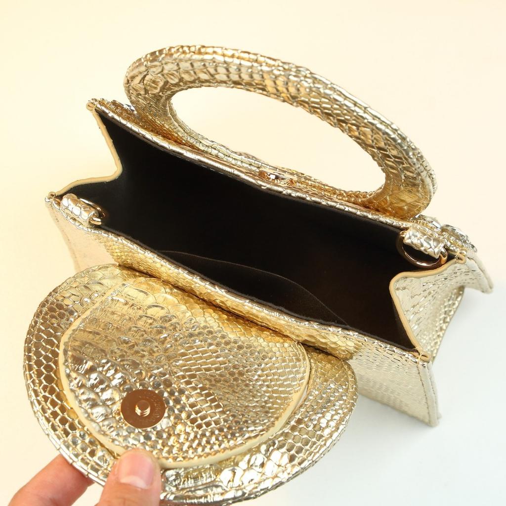 Neue USD-Muster Voll-Diamant Bankett High-End Damenhandtasche Party Vielseitige Strasssteintasche