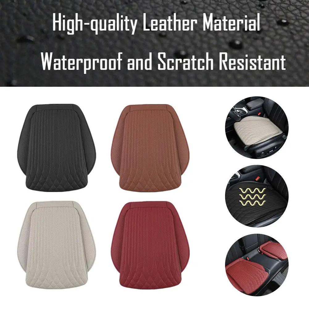Breathable Leather Car Seat Cushion Protector Universal Automobiles Seats Cover Anti Slip High-Resilience Auto Seat Cushion