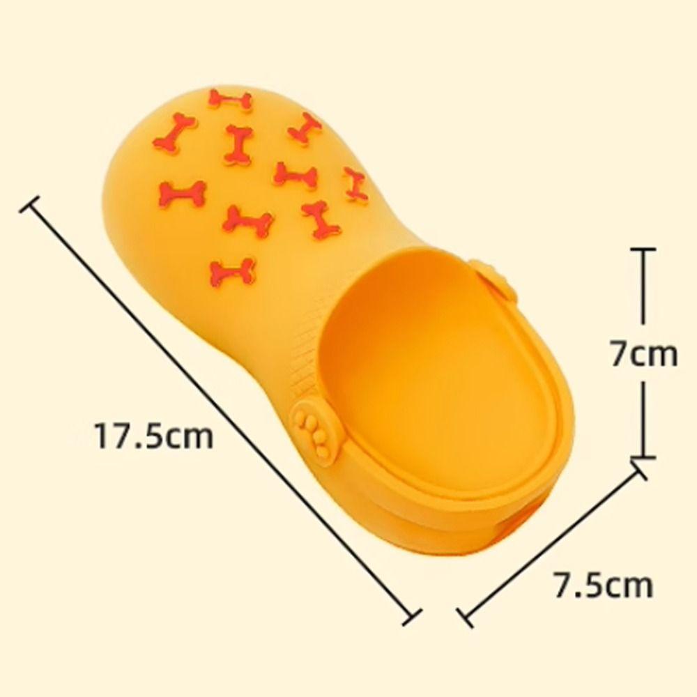 Teeth Cleaning Latex Slippers Dog Toy Solve Boredom Dog Teeth Grinding Toy Dog Chewing Toy Pet Dog
