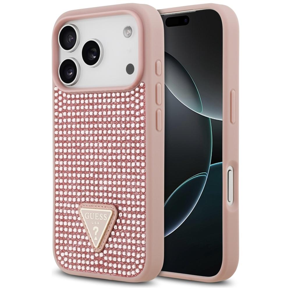 Guess Rhinestone Trīsstūra Logo Case priekš