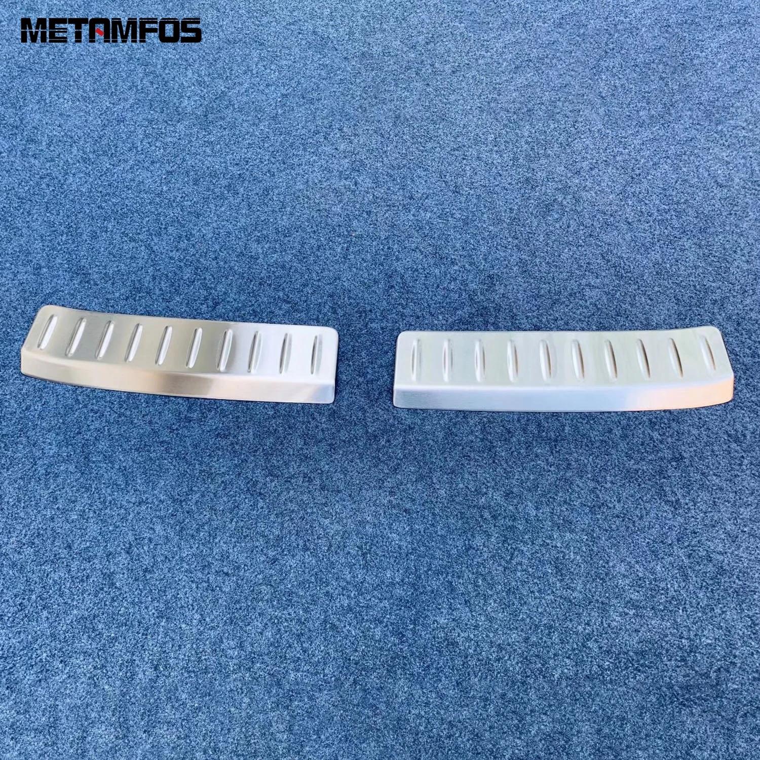 Accessories For Toyota Harrier Venza -2024 2025 Interior Rear Trunk Bumper Foot Plate Tailgate Door Sill Scuff Guard Plate Stainless Steel