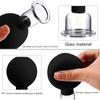 4 Stück Anti-Cellulite-Saugnapf Ventosa Silikon Ball Gläser Glas Vakuum Schröpfen Set Dosen Körper Gesicht Massagegerät Drop Shipping