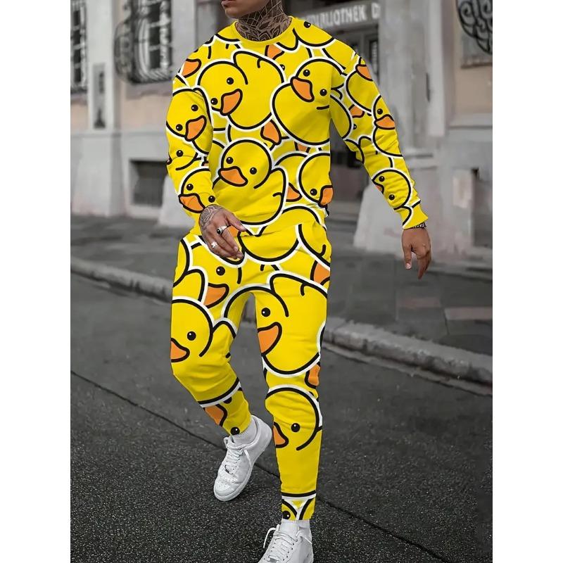 Neue Camouflage Herren T-Shirt Sets 3D Druck Herren Langarm T-Shirt Hosen Anzug Mode Outdoor Herren Kleidung 2-teilige Jogginganzüge