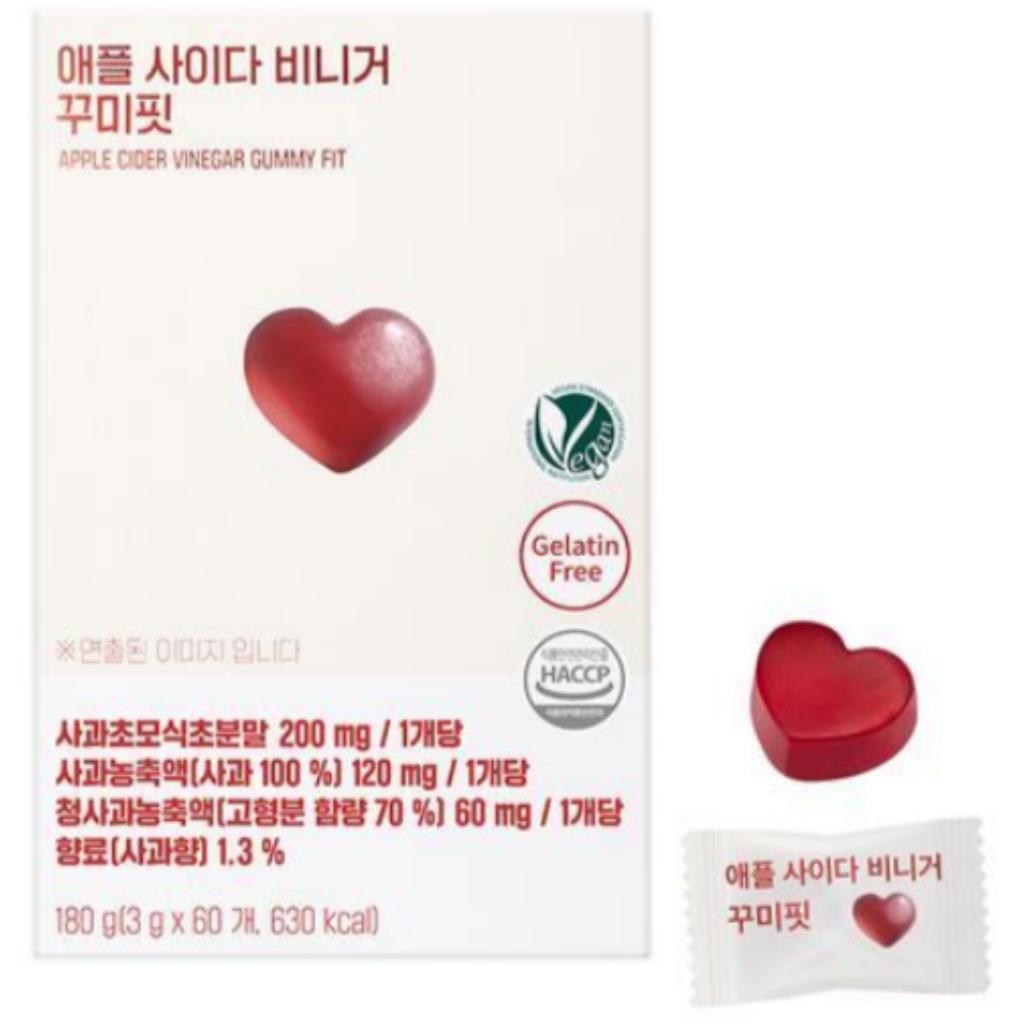 

[Радимери] Яблочно-ананасовый жевательный уксус для похудения 60 шт. (30-дневный запас)/Диетический перекус Apple