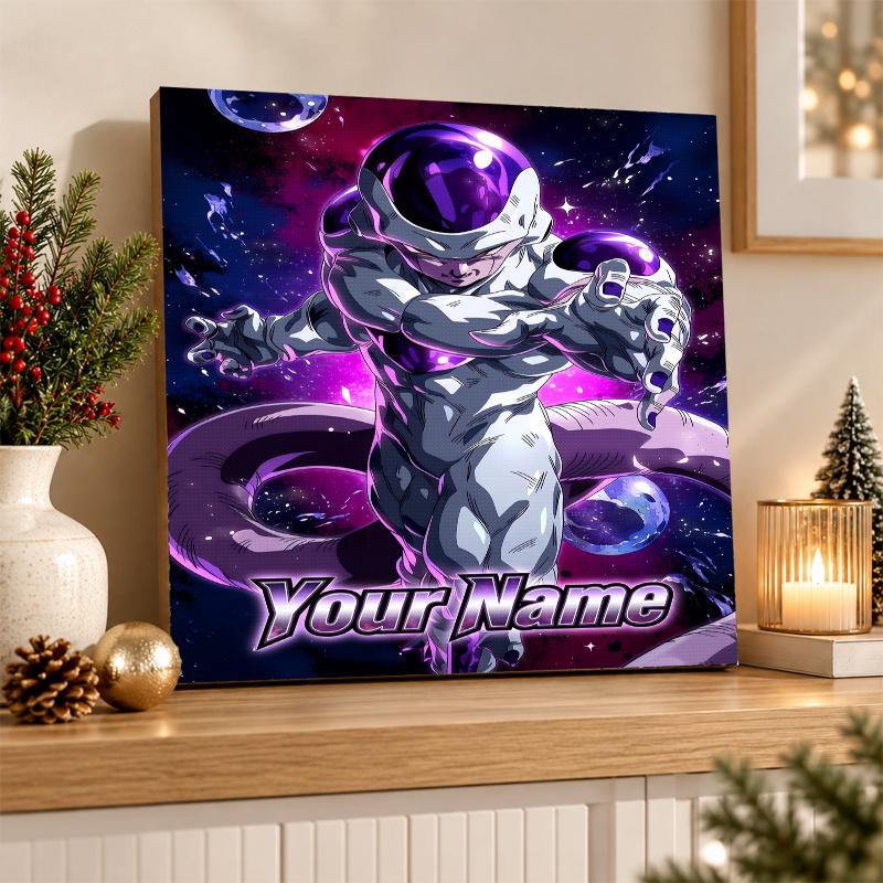 Frieza Custom Name Diamond Painting Personalized 5D Full Drill DIY Diamond Art Home Decor