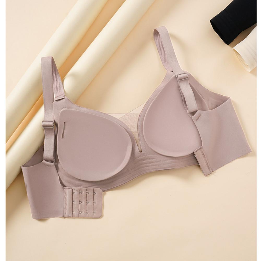 Plus Size Women Wireless Seamless Bralette Push Up Bra No Underwire Comfortable Back Support