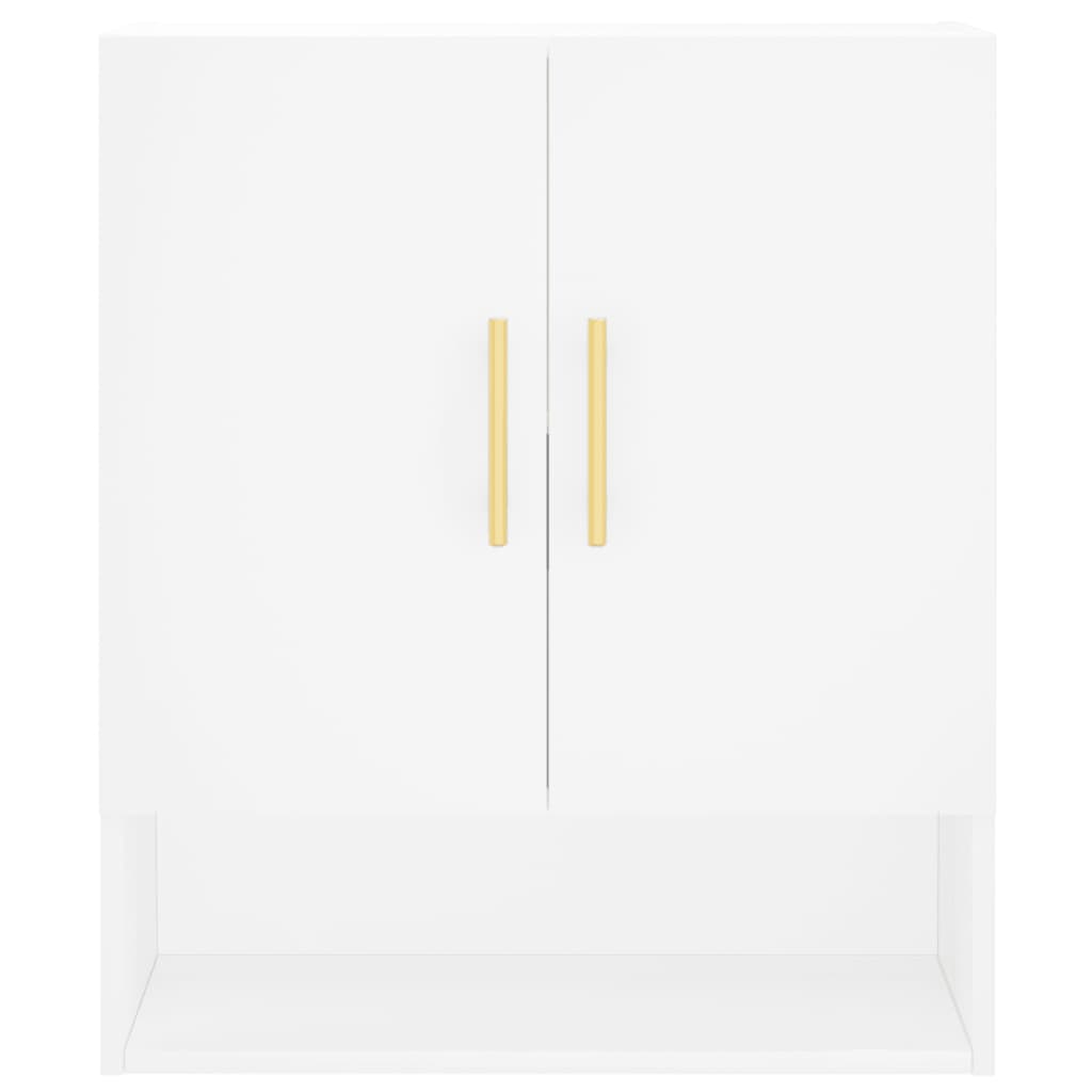Wall Cabinet White 60x31x70 Cm Particleboard