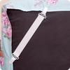 4pcs Adjustable Bed Sheet Fasteners Straps Elastic Mattress Cover Corner Holder Clip Grippers Suspender Cord Hook Loop Clasps