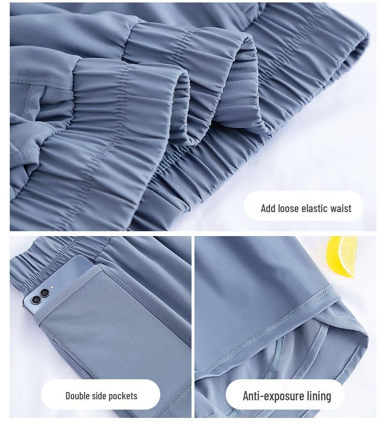 Damski Zestaw do Porannego Biegania i Jogi Szybkoschnący - Lekkie Szorty i Top z Krótkim Rękawem