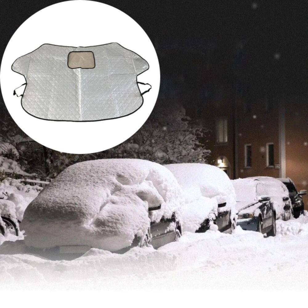 Universal Winter Car Snow Shield Windproof Strap Car Windshield Covers  Anti Sun UV