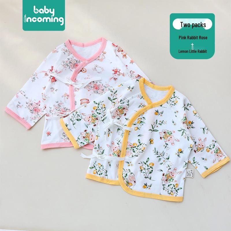 Newborn Soft Cotton Boneless Monk Shirt, 0-3 Months, Spring/Autumn