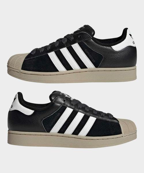 [Adidas] Superstar II - Black:White:Khaki (KJ9948)
