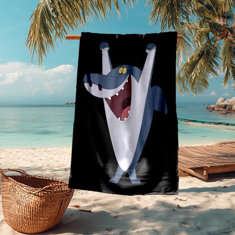 Ultra-Soft Beach Towel with Zig & Sharko Theme,Ideal for Pool - Camping, Diving - Perfect Travel Essential, Vibrant Beach Towel.