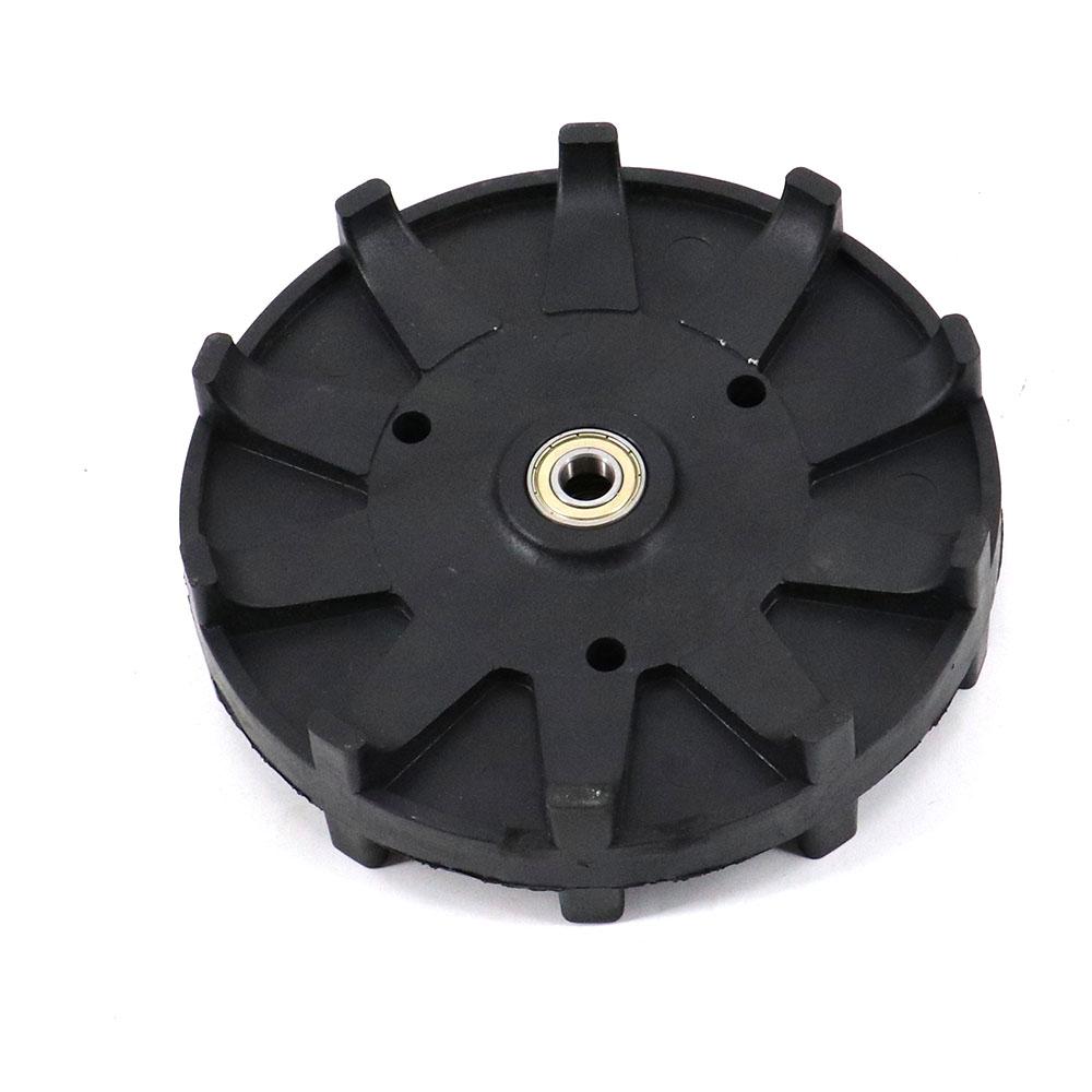 Rubber Drive Plastic Idler Wheel for Track System Go Kart Karting UTV Buggy Quad ATV Snow Sand Snowmobile Caterpillar чёрный