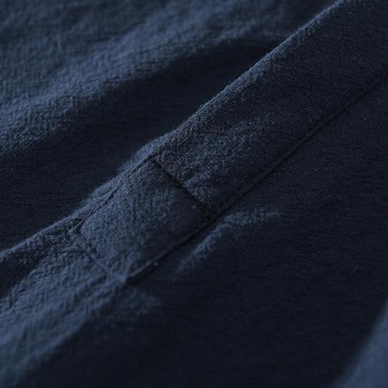 Klasický stojáček s límečkem Univerzální jednobarevná tenká sváteční košile pro každodenní nošení