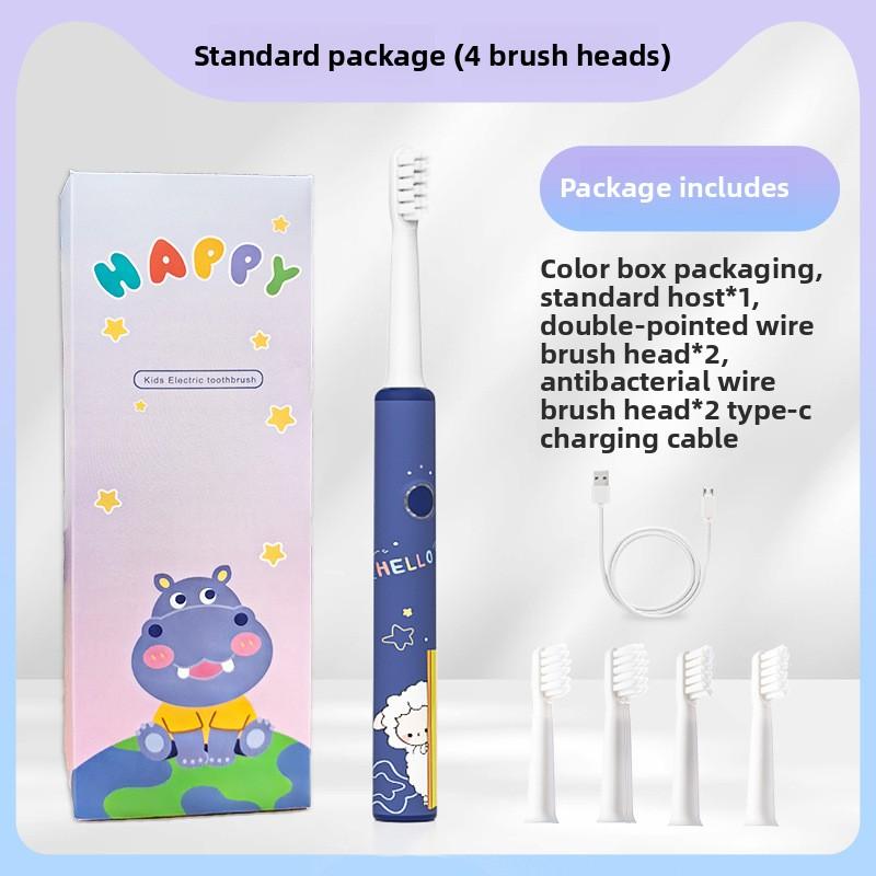 

Electric Toothbrush Children s Cartoon Toothbrush Baby Children 3-12 Years Old Electric Toothbrush Rechargeable DuPont Bacteriostatic Brush Head