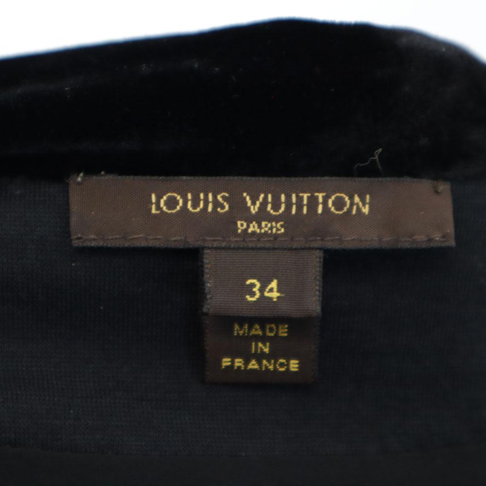 LOUIS VUITTON Made in France Jacket 34 black Women Used