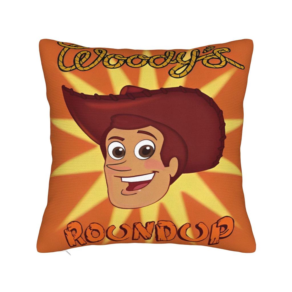Digital painting of Woody from Toy Story 4 Square Pillow Case Cushion Cover Zippered Decor Pillowcase for Living Room 45x45cm