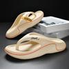 Flip Flops Mens Soft Thick Bottom Thong Sandal Shoes Summertime Men Heighening Platform Shoes Eva Anti-Skid Outside Indoor Slide Shoes