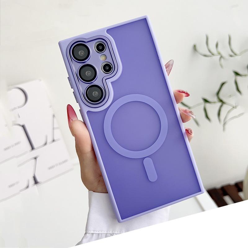 Suitable for Samsung A56 Magnetic Phone Case Galaxy A55 5G Skin Feeling A16 Matte S25 Anti Fall A36 Protective Case
