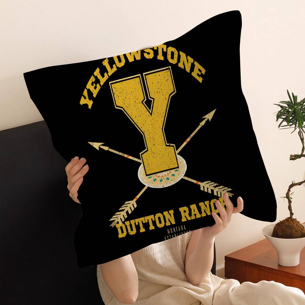 Y-Yellowstone D-Dutton R-Ranch Maple Design Cushion Cover Happy Autumn Harvest decor Holiday Decorati Pillow Cover