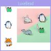 Unique Animal Brooches Featuring Playful Penguin And Fox Designs Perfect For Decoration